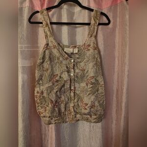 Cynthia Rowley Linen Tank
